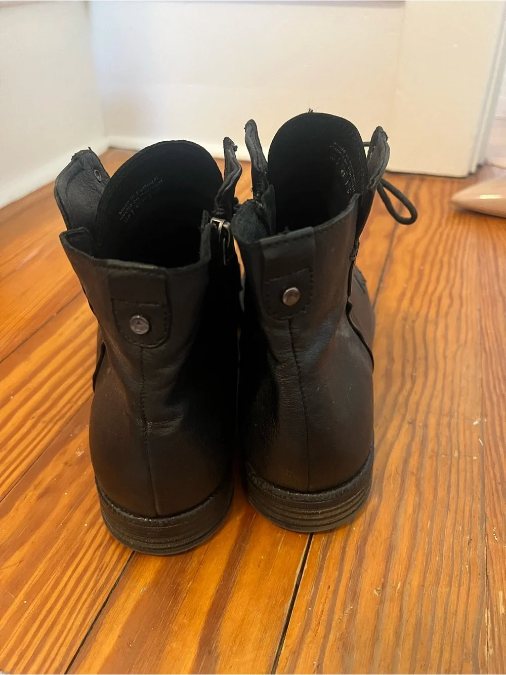 Aldo Black Men's Lace-Up Combat Boots